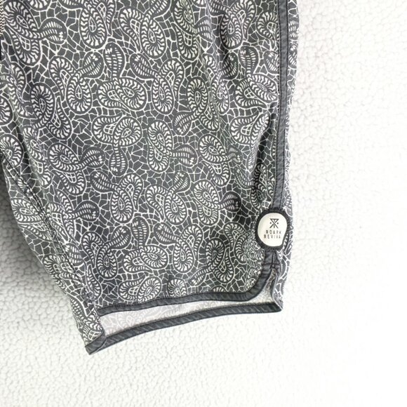 Roark Revival Board Shorts Mens 34 Gray Cobra Snake Print Lace Unlined Beach - Picture 3 of 10